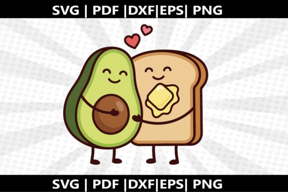 Avocado Toast SVG Cricut Cut File: Graphics & Freebies