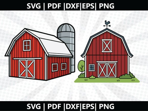 Farm Barn SVG Cricut Cut File: Graphics & Freebies for Creative Brands