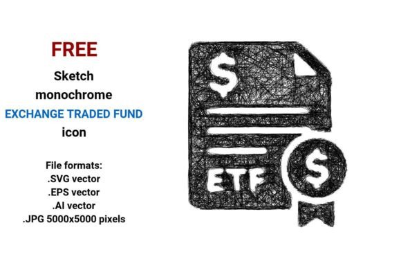 FREE Sketch Exchange Traded Fund Icon