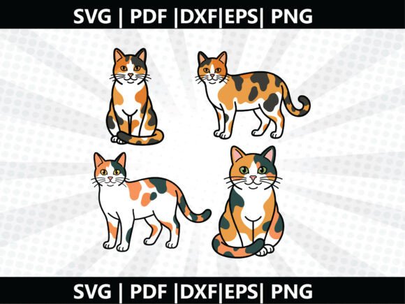 Ginger Cat SVG Cricut Cut File S