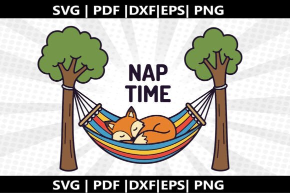 Hammock Napping SVG Cricut Cut File