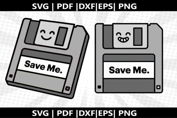 Happy Floppy Disk SVG Cricut Cut File: Graphics and Freebies for Creative Projects