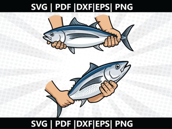 Longfin Albacore SVG Cricut Cut File: Graphics & Freebies for Creative Projects