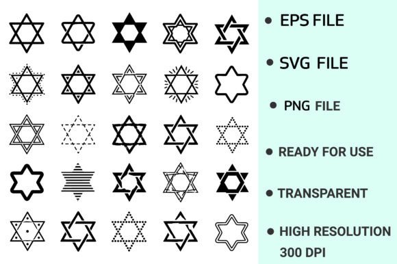 Minimalist Hanukkah Silhouette Elements: Graphics and Freebies for Real Publishing