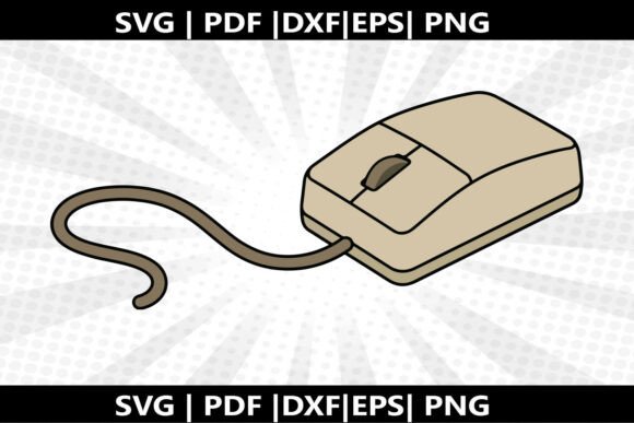 Mouse Cord SVG: Graphics for Freebies