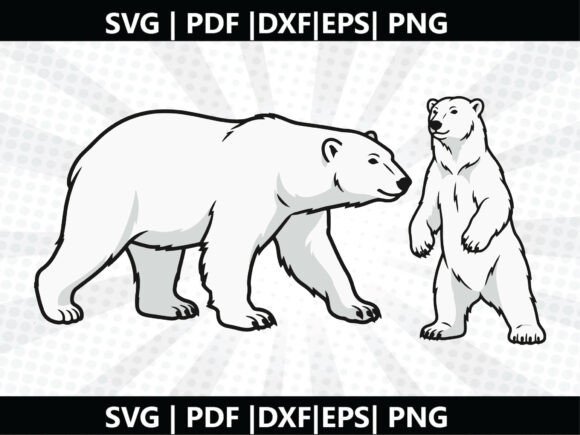 Polar Bear SVG Cricut Cut File: Graphics & Freebies for Local Business